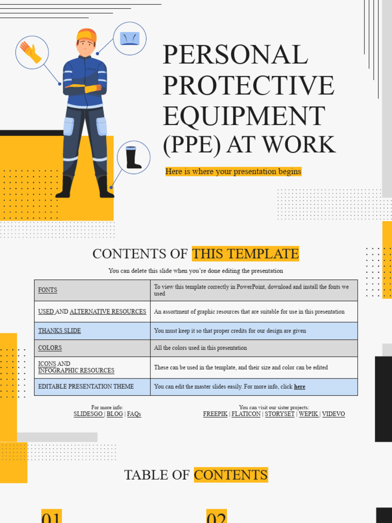 Essential PPE Guidelines for Workplace Safety | PDF | Planets | Solar ...