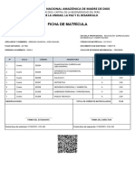 Ficha Matricula