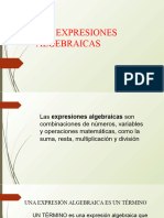 Las Expresiones Algebraicas...