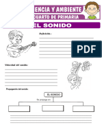 El Sonido para Cuarto de Primaria