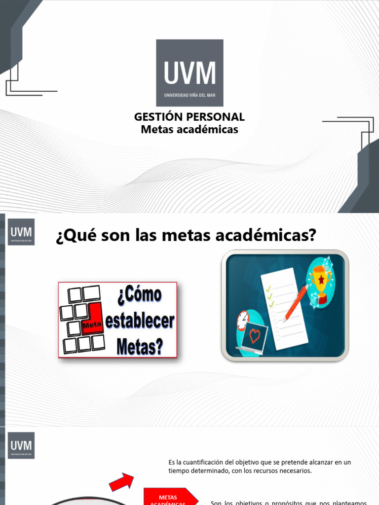2º Clase de La Semana (Metas Académicas) | Descargar gratis PDF ...