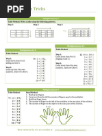 Rectangular Numbers 1 to 100 | PDF