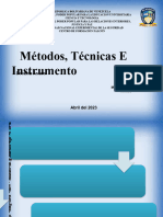 Metodos y Tecnicas