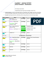 Spongebob Schedule - Distribution As of 10 19 23