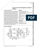 LM2727/LM2737 N-Channel FET Synchronous Buck Regulator Controller For Low Output Voltages