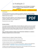 Enunciado Da Avaliação 2 - Planejamento e Sistema de Transporte (IL30028)