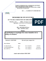 Contribution Et Typologie Des Zones Humides de La Willaya de Bouira