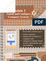 L1 Install and Configure Computer Systems