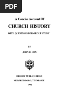 ChurchHistory JDCox