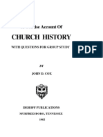 ChurchHistory JDCox