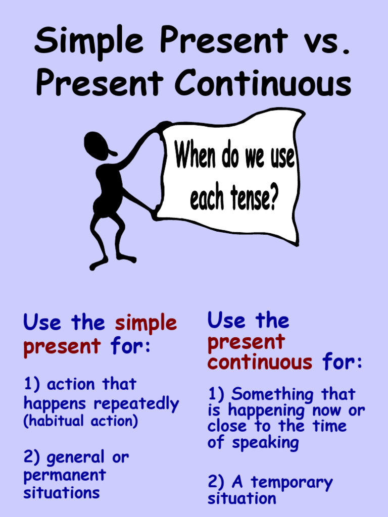 Present Simple vs Continuous Overview | PDF | Verb | Language Families