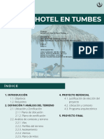 Hospedaje en Tumbes - Modelación Estructural II