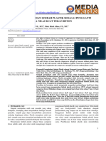 Jurnal Pengaruh Penambahan Limbah Plastik PET