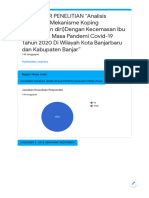 KUESIONER PENELITIAN "Analisis Hubungan Mekanisme Koping (Pertahanan Diri) Dengan Kecemasan Ibu Hamil Pada Masa Pandemi Covid-19 Tahun 2020 Di Wilayah Kota Banjarbaru Dan Kabupaten Banjar"