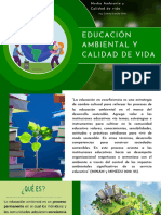 Educación Ambiental y Calidad de Vida