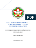 Guía Metodológica para La Elaboración de Examen Complexivo Práctico