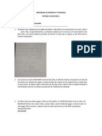 Prueba Calificada 1-Ingenieria Economica y Finanzas