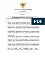 Pengumuman Pengadaan PPPK Teknis 2023 Walikota Banjarbaru