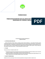 Permohonan Memasang Meter Dan Jalan Paip Baharu Ke PPDTS 2022.