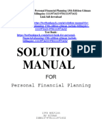 Solution Manual For Personal Financial Planning 13th Edition Gitman Joehnk Billingsley