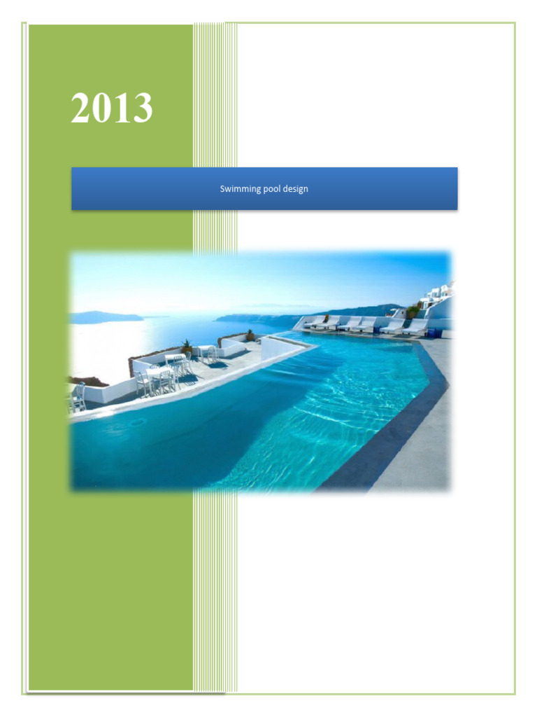 Swimming Pool Surge Tank Design Guide | PDF | Teaching Methods ...