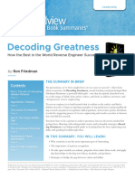 Decoding Greatness - Online