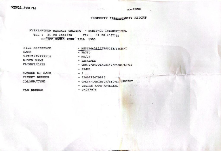Property Irregularity Report | PDF