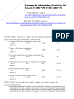 Pathway To Introductory Statistics 1st Edition Lehmann Test Bank 1