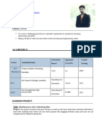 @adivesh Resume. PDF Fresh