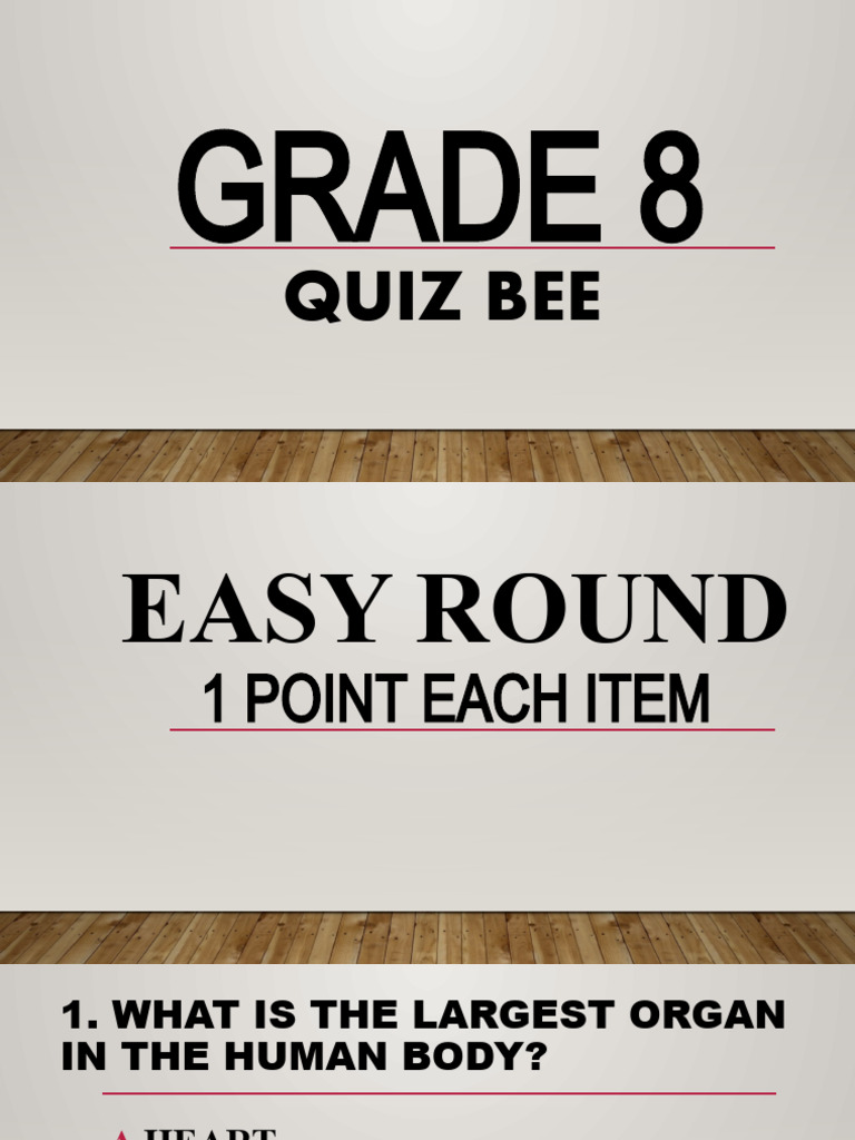 Grade 8 Science Quiz | PDF