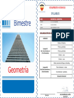 5to Sec Geometría Sílabo (IV Bimestre)