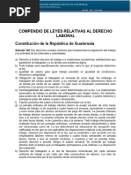 Derechos Laborales en Guatemala | PDF | Derecho laboral | Salario