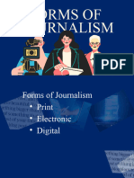Forms of Journalism