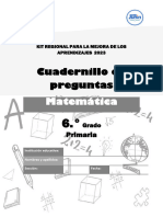 Evaluación Matemática de Sexto Grado