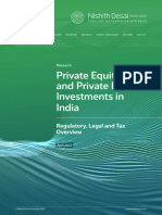 Private Equity and Private Debt Investments in India