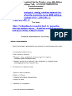 Accounting What The Numbers Mean 11th Edition Marshall McManus Viele 1259535312 9781259535314 Test Bank