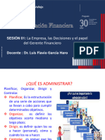 SESION 01 - La Empresa Las Decisiones y El Papel Del Gerente Financiero