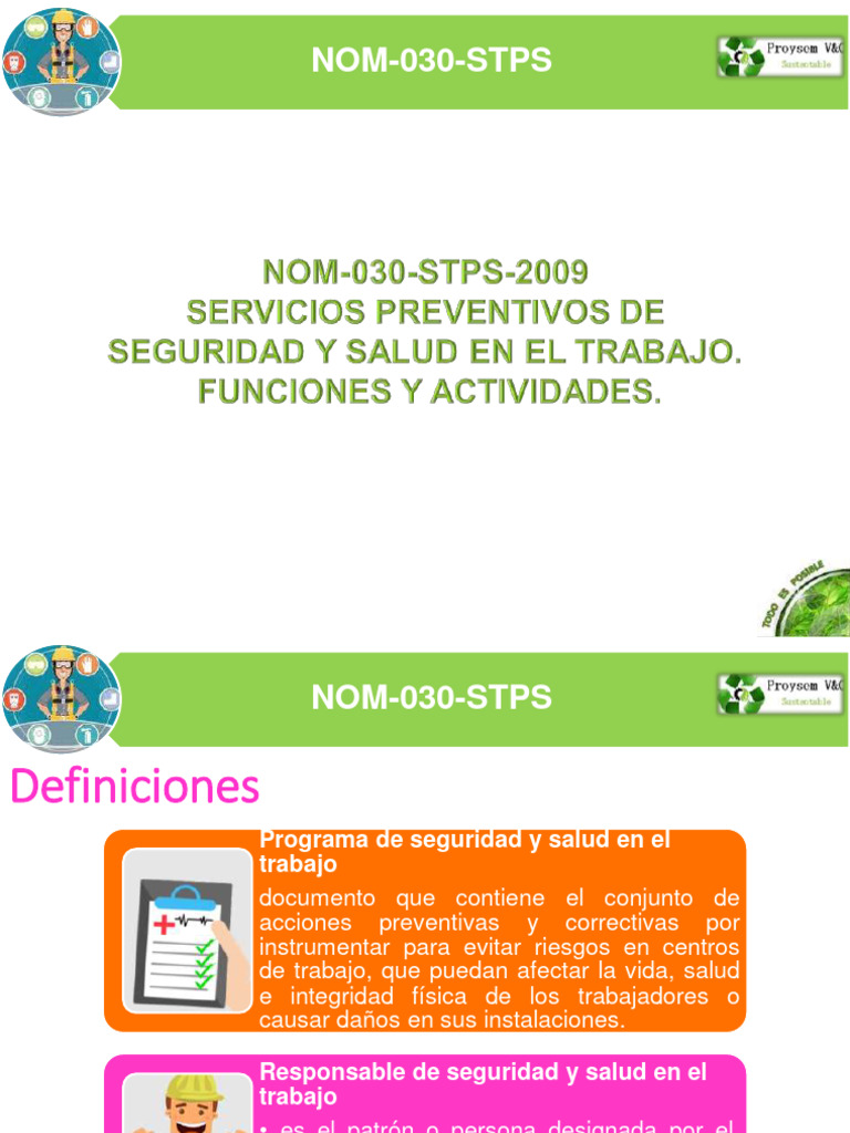 Norma 030 STPS: Seguridad y Salud Laboral | PDF | Business | Higiene