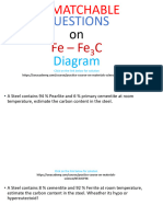 Fe - Fe3c Diagram Lever Rule Questions