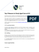 Top 3 Reasons To Study Aged Care