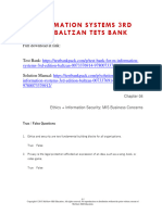M Information Systems 3rd Edition Baltzan Test Bank 1