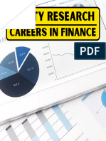 Careers in Finance - Equity Research