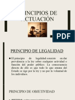 Principios de Actuación...