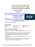 Solution Manual For Chemistry For Today General Organic and Biochemistry 9th Edition by Seager Slabaugh Hansen ISBN 1305960068 9781305960060