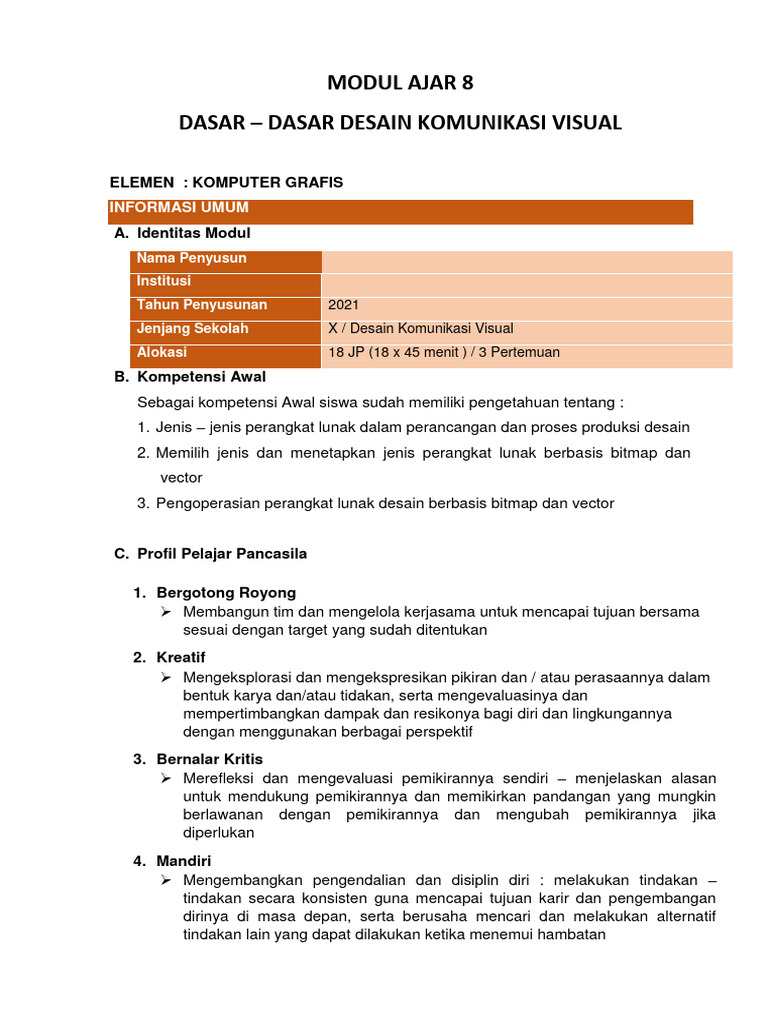 Pengantar Perangkat Lunak Desain Visual | PDF