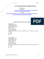 Fundamentals of Corporate Finance 3rd Edition Parrino Test Bank 1