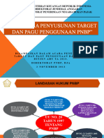 Dit - PNBP Tata Cara Penyusunan Target Dan Pagu Penggunaan PNBP