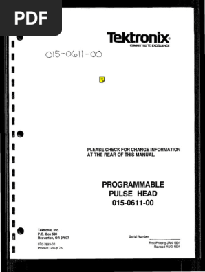 CG5011 Operations Guide | PDF | Relay | Information And