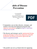 Models of Disease Prevention Strategies 1st Year
