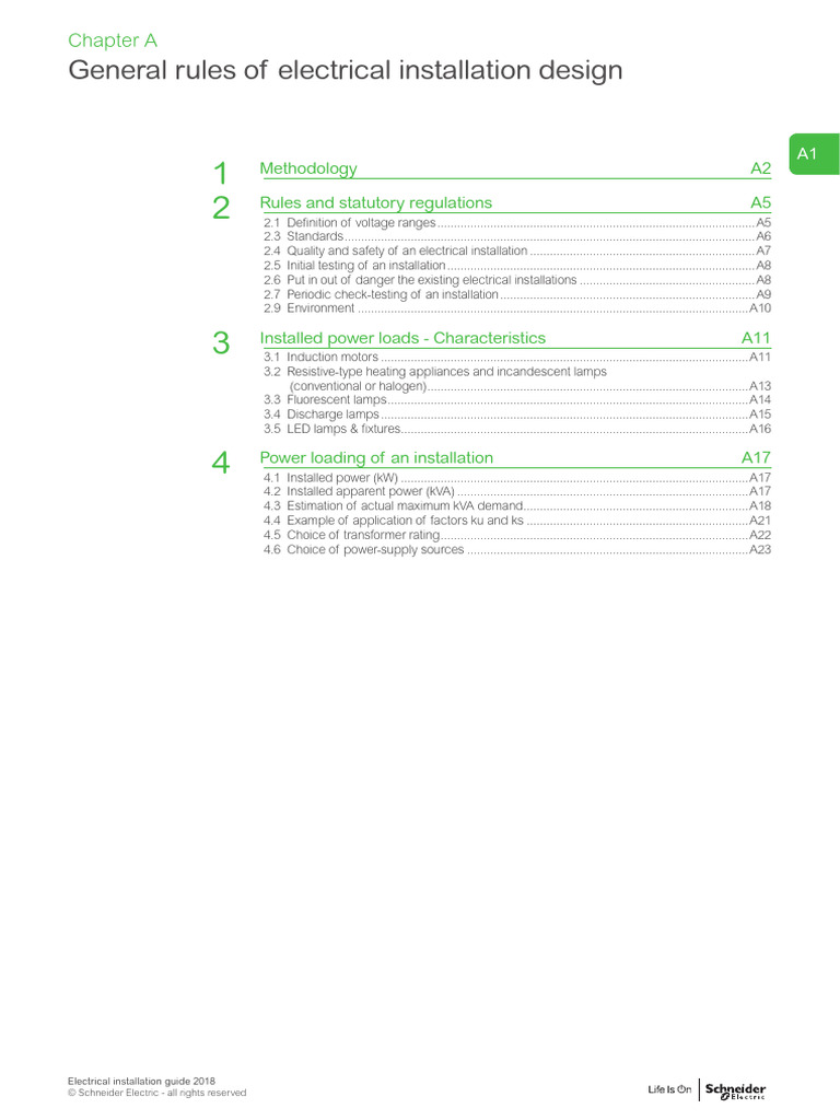 Chapter A | PDF | Fuse (Electrical) | Electric Power Distribution